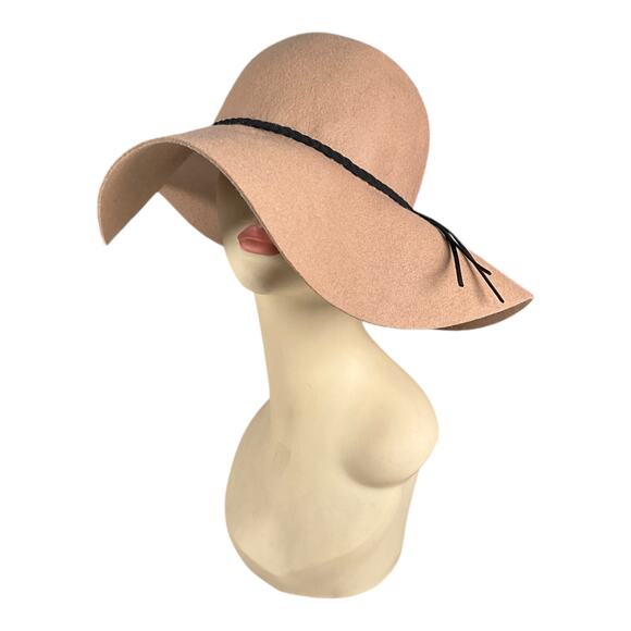 American Eagle Outfitters Tan Floppy Hat Wide Brim braided Boho Festival One Siz - Picture 8 of 11